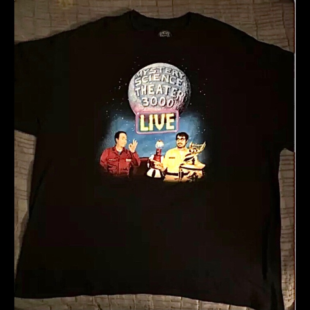 Mystery Science Theater 3000 TV Series LIVE 30th Anniv Tour 2018 Tshirt Mens 2XL